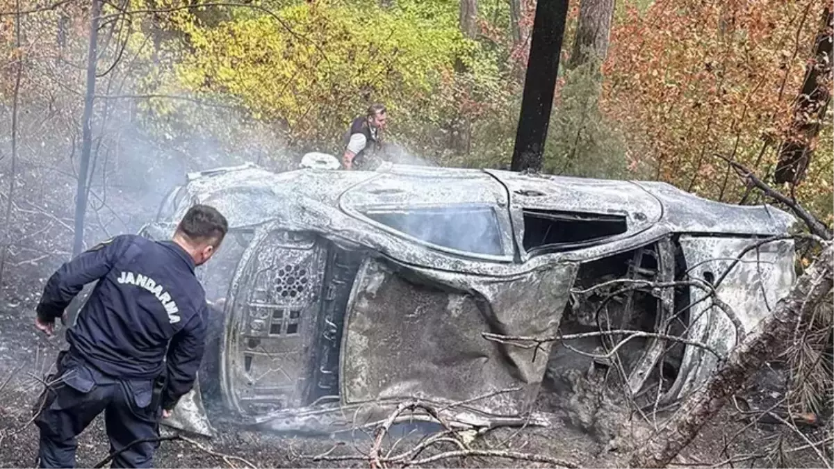 Mudurnu’da uçuruma yuvarlanan otomobilde iki kişi hayatını kaybetti