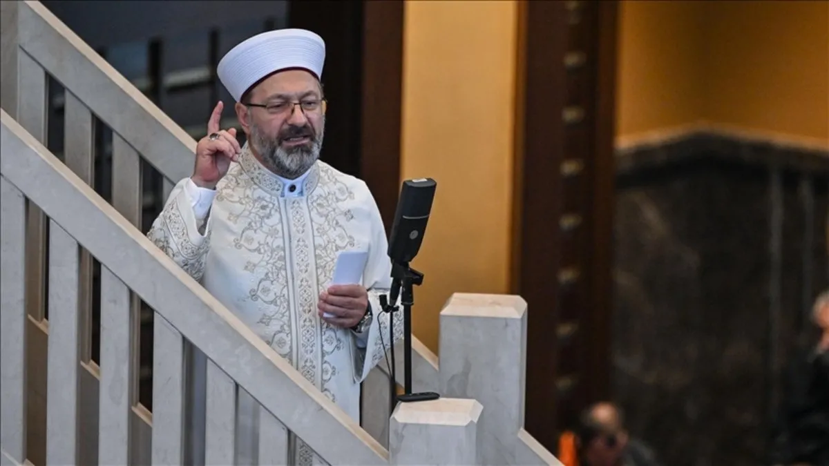 Diyanet İşleri Başkanı Erbaş’tan, Gazze açıklaması!