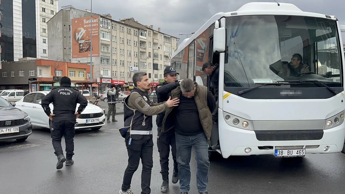 Kayseri’deki suç örgütü operasyonunda 13 tutuklama